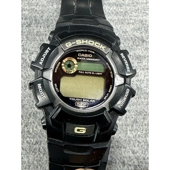 CASIO G-SHOCK G-2300 - Vintage Tough Solar 2184 Data Memory World Time Watch GP - Picture 7 of 7